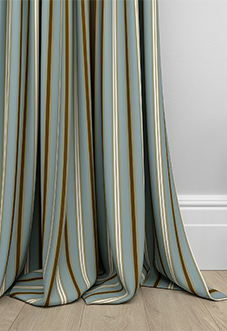 The British Stripe Co. Charles, Derwent No.1 - Made to Measure Curtains